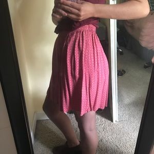 Boho Flower Pattern Skirt